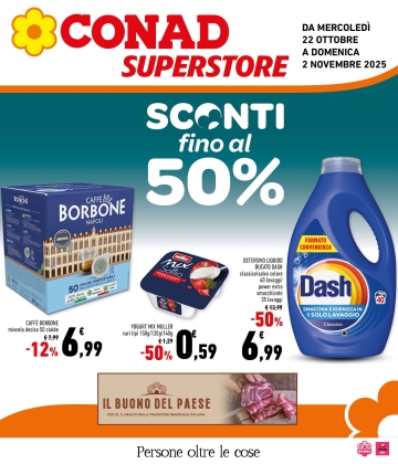 Sconti fino al 50%